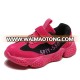 Popular Kids Shoes Non-slip Soft Bottom PU Leather Sport Running Sneakers Purple Rosy Beige Children Shoes