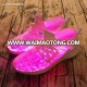 New Fashion Design Fiber Optic Fabric Led Light Shoes For Party Club Sport Dancing Wear