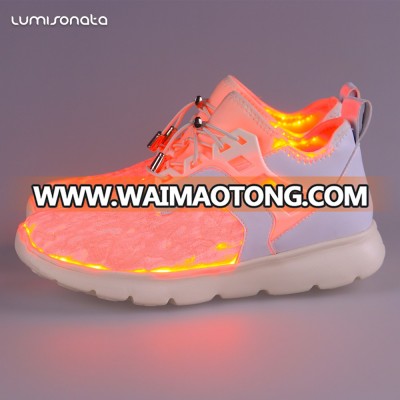 2018 Newest design led flashing shoes light up dance shoes for party